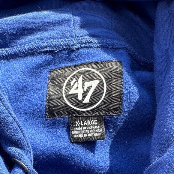 NWT ‘47 Royal Blue Los Angeles LA Dodgers Hoodie - Picture 2 of 6